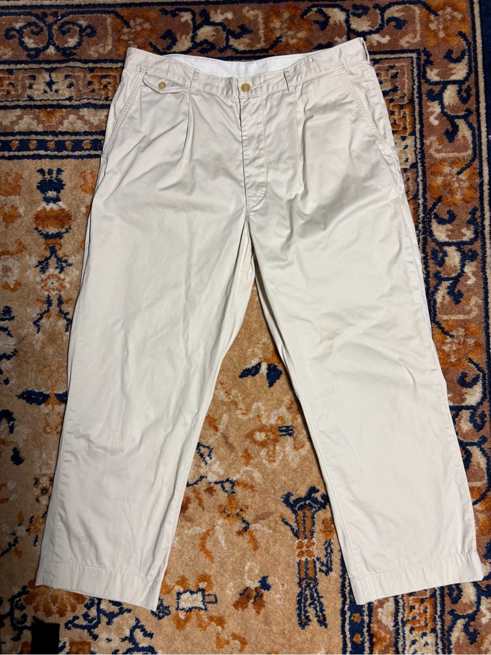 Buck Mason Japanese  Twill Larsen Pant Off White 36x32 BM14128.930